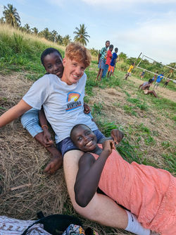 Me with 2 kids from CCWH