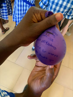 Finished stress ball
