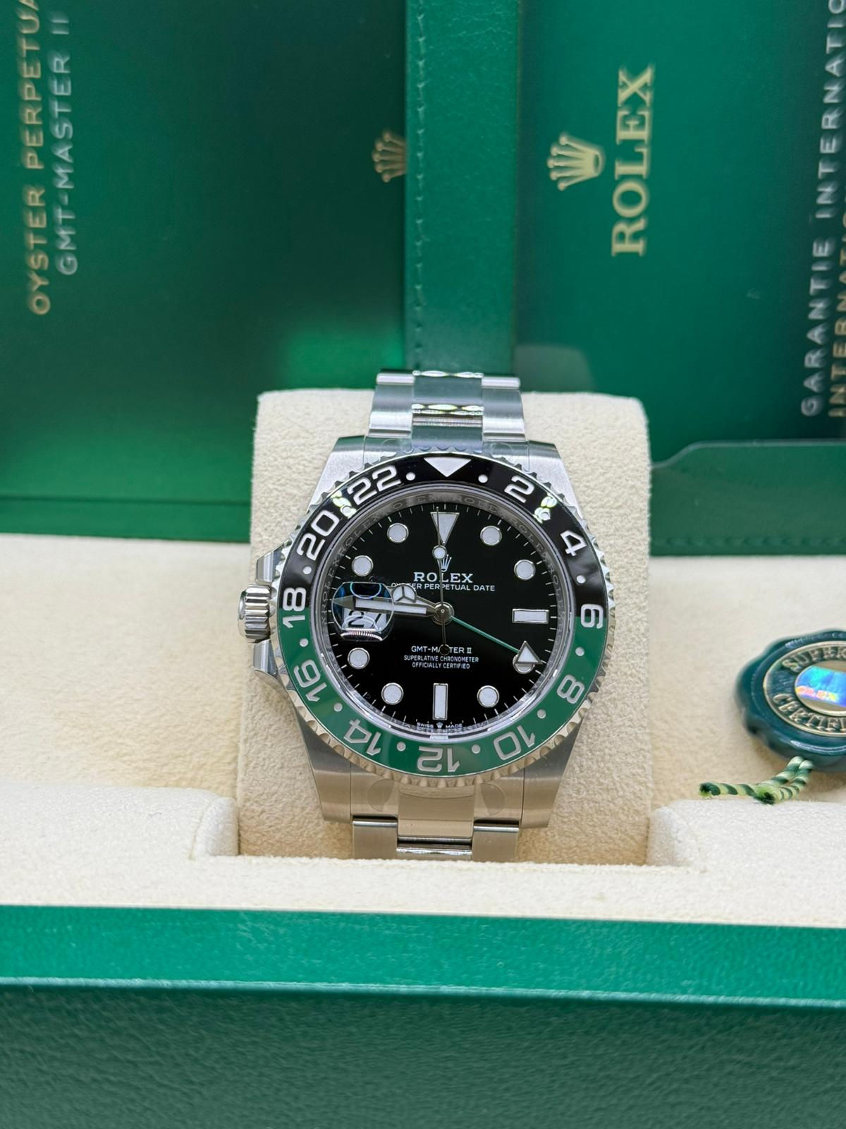 Rolex GMT-Master II 126720VTNR Lefthand Full Set NEU