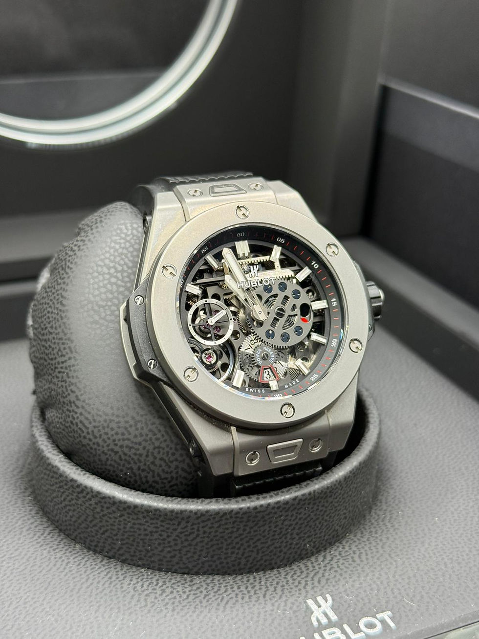 Thumbnail: Hublot Big Bang Meca-10 Titan 414.NI.1123.RX Full Set