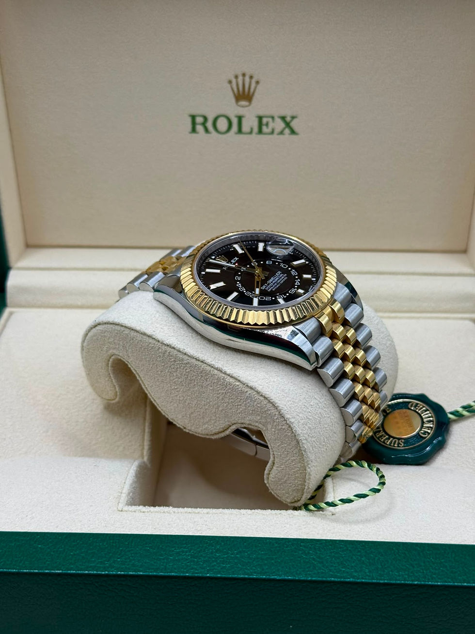 Thumbnail: Rolex Sky-Dweller 326933 Stahlgold Jubilee Black Full Set 2023 ‼️