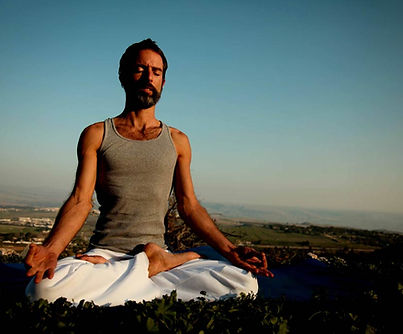 Man Practicing Outdoor Meditation