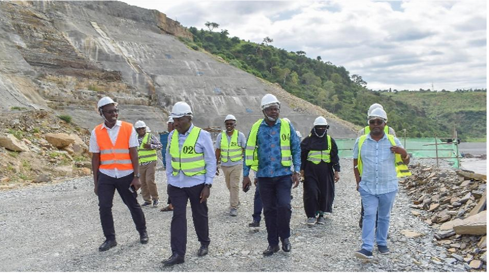 Engineers site visit to the Mwache Dam