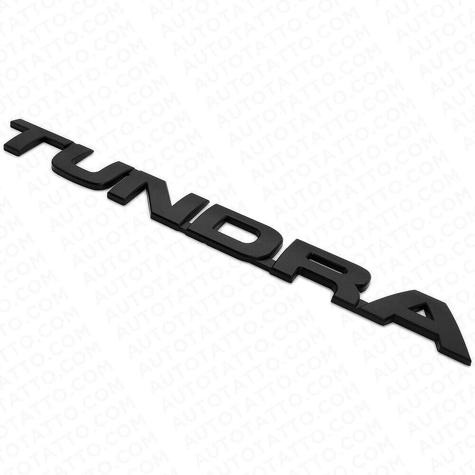 2006-2014 Toyota Tundra Matte Black Fender Nameplate 75471-0C040 emblem
