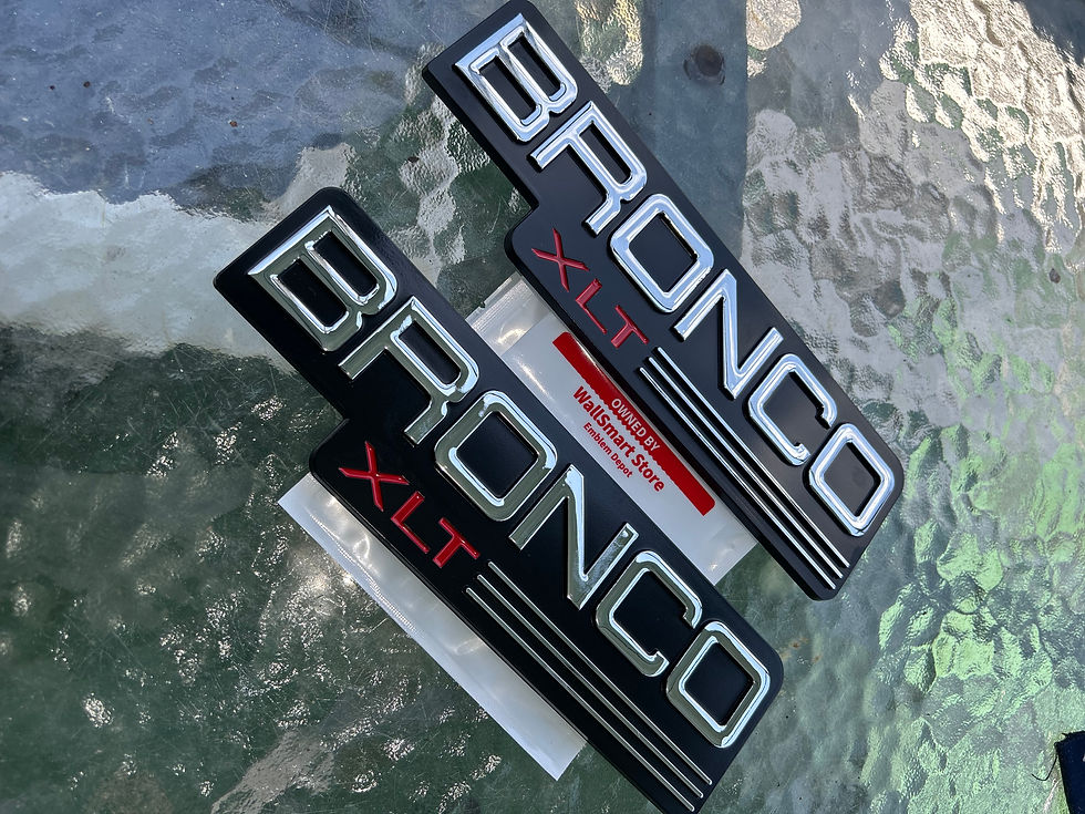 Thumbnail: 1992–1996 Ford Bronco (OBS) Side Door / Fender Badges
