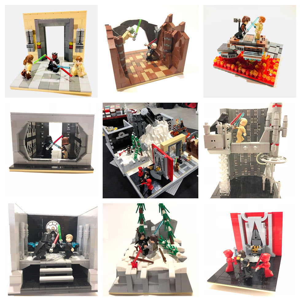 Star Wars Lightsaber Battles by Mounir