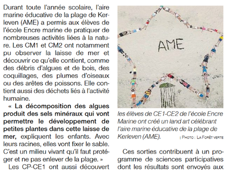 Une année scolaire à l'Aire Marine Éducative
