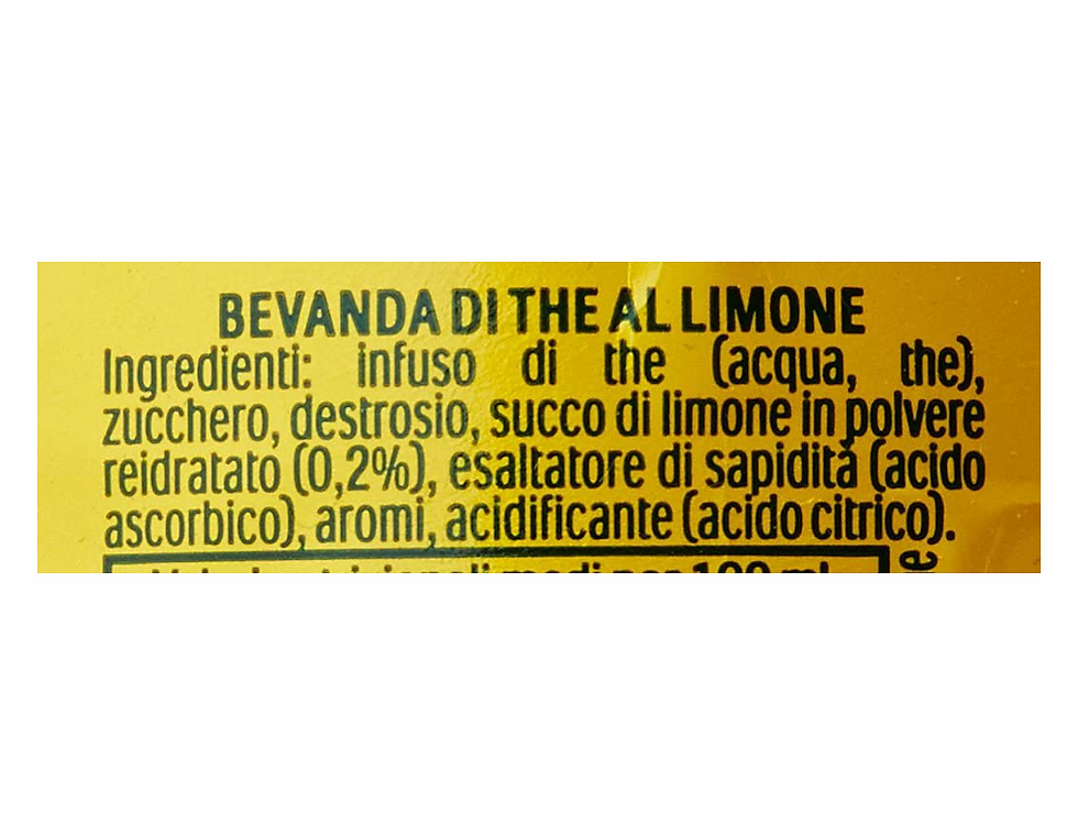 Thumbnail: 990ml ESTATHE' - THE' LIMONE LATTINA - ICE TEA LEMON CAN (3x330ml)