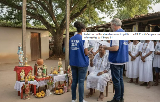 Prefeitura do Rio abre chamamento público de R$ 13 milhões para mapear terreiros; ato já é alvo de requerimento de informações da Câmara