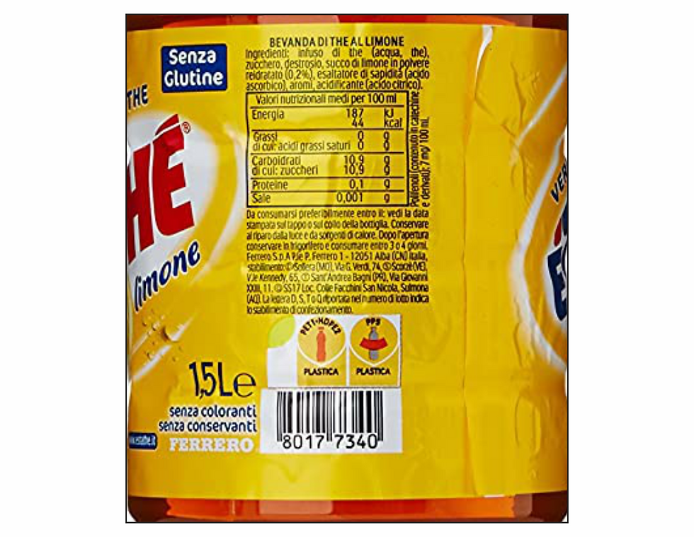 Thumbnail: ESTATHE' - THE' LIMONE BOTTIGLIA - ICE TEA LEMON BOTTLE 1.5Lt
