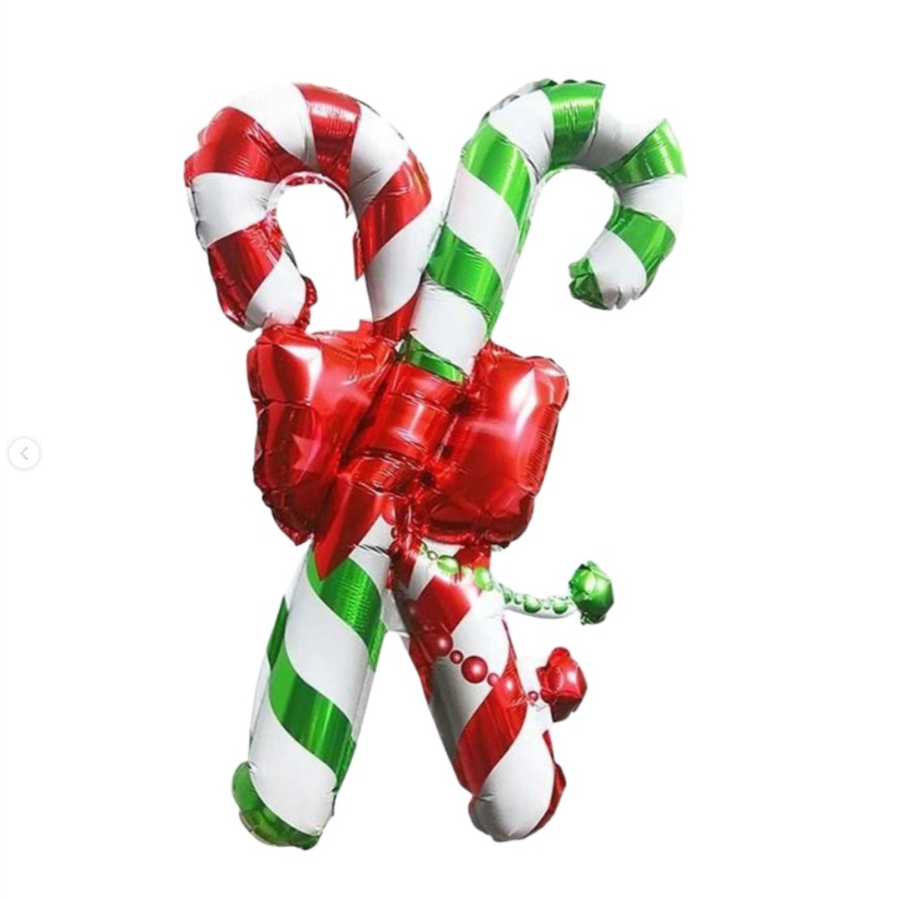 Kırmızı Yeşil Baston Folyo Balon