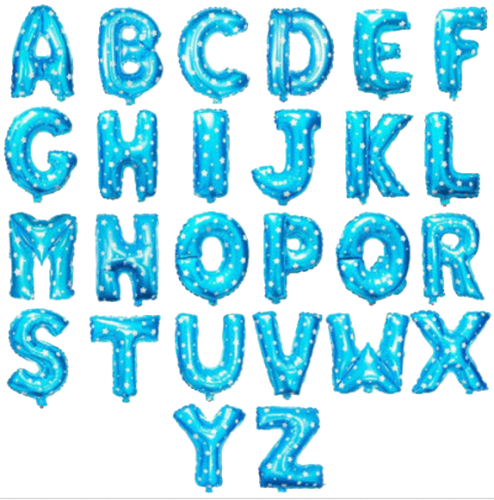 Küçük resim: 🎈✨ 16 İnç A’dan Z’ye Helyum Uyumlu Harf Balonlar 36cm