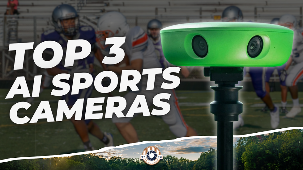 Top 3 AI Sports Cameras for capturing basketball, football, lacrosse, and soccer games