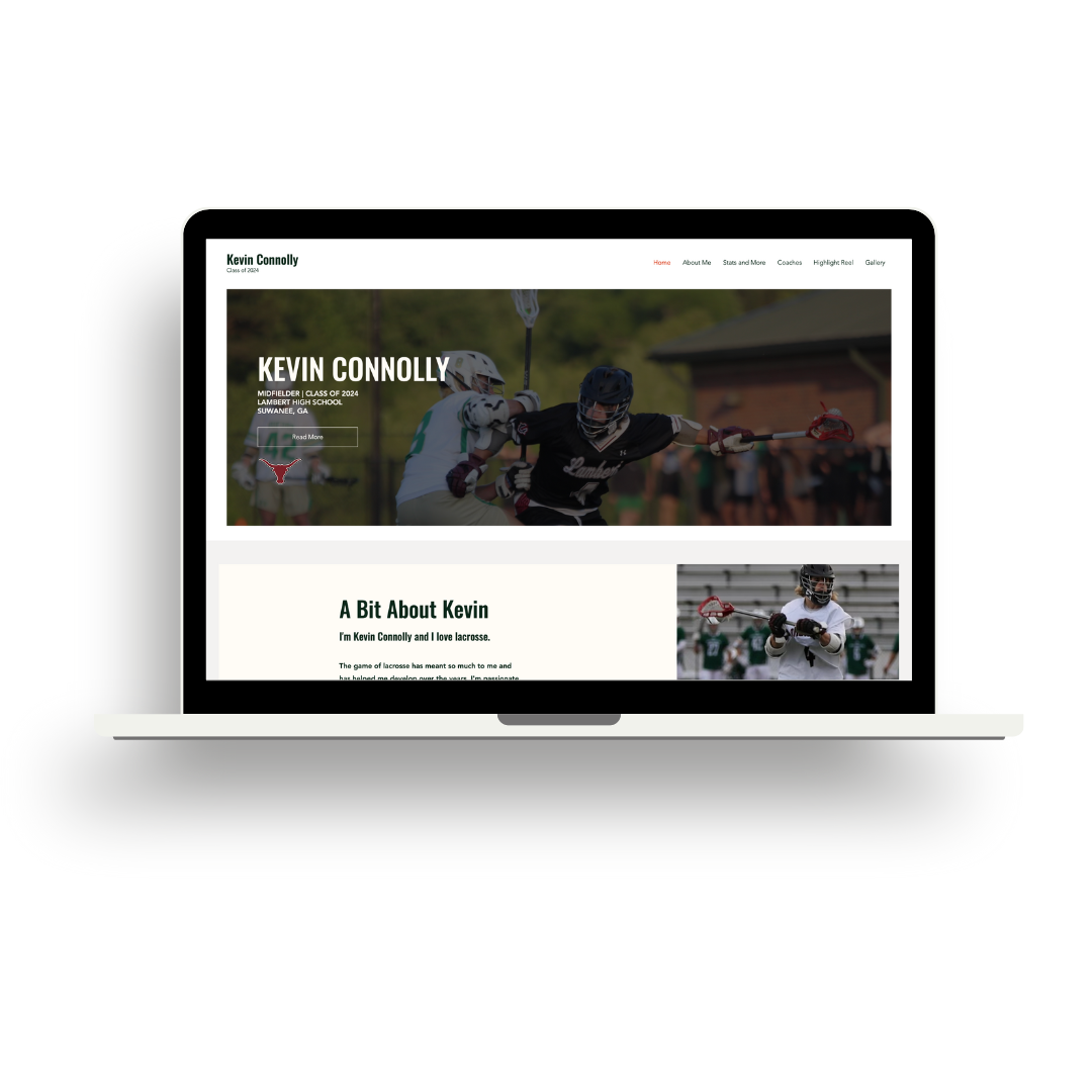 Athlete Website | 1 Year