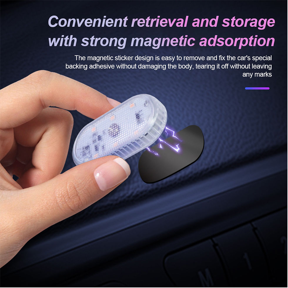 Thumbnail: Multicolour Touch Sensor LED Roof Light For Car