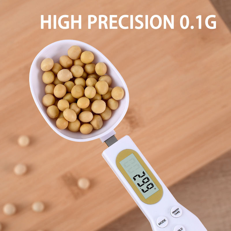 Thumbnail: Mini Spoon Scale Digital Kitchen Scale Electronic LCD Food Scale 0.-500g
