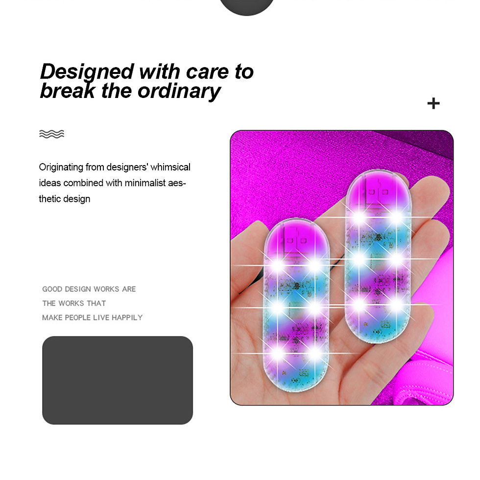Thumbnail: Multicolour Touch Sensor LED Roof Light For Car