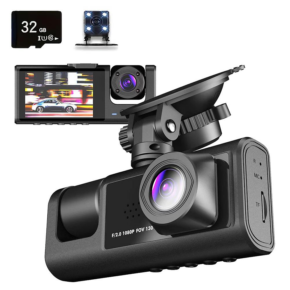 Thumbnail: 3 Camra Dash Cam For Cars Camera 1080p Car Dvr Vehicle Recorder Video Recorder