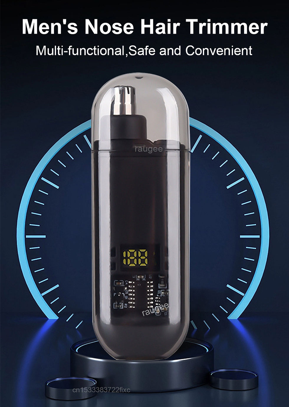 Thumbnail: Rechargeable Electric Nose And Eyebrow Hair Trimmer For Men