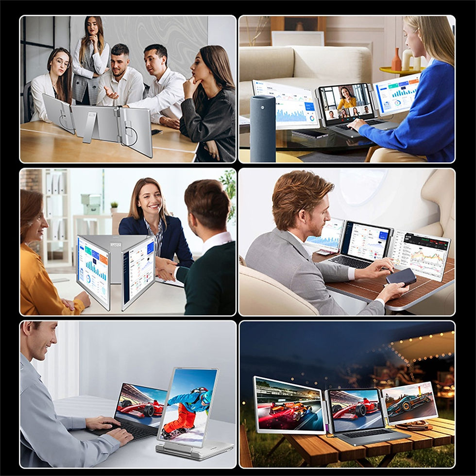 Thumbnail: Dual Screen Extender FHD IPS Gaming Display Portable LCD Backlit Monitor
