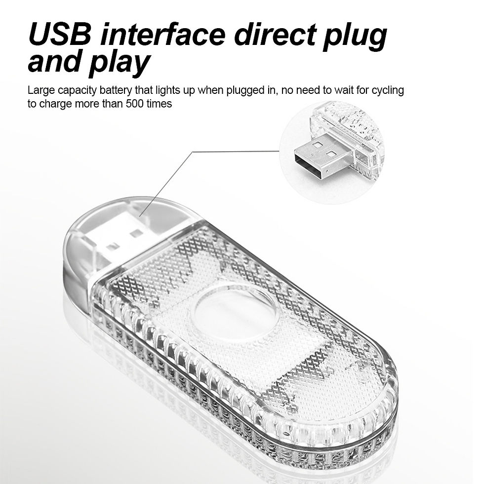 Thumbnail: Multicolour Touch Sensor LED Roof Light For Car