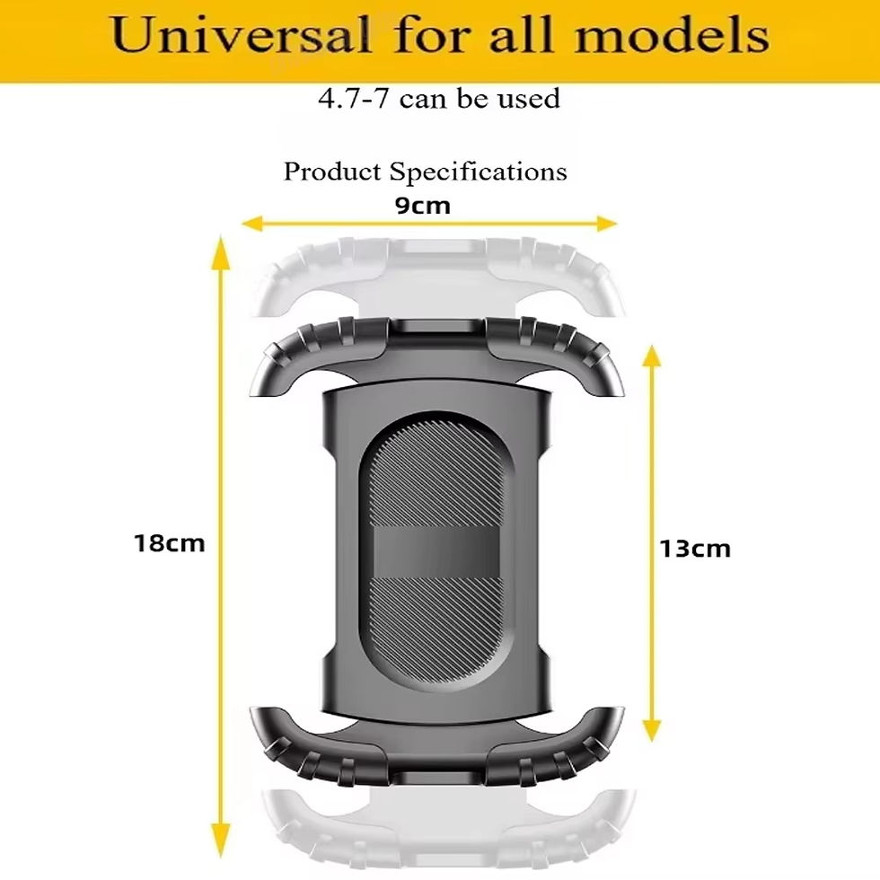 Thumbnail: Universal 360-Degree Phone Mount For Motorcycle And Bicycle