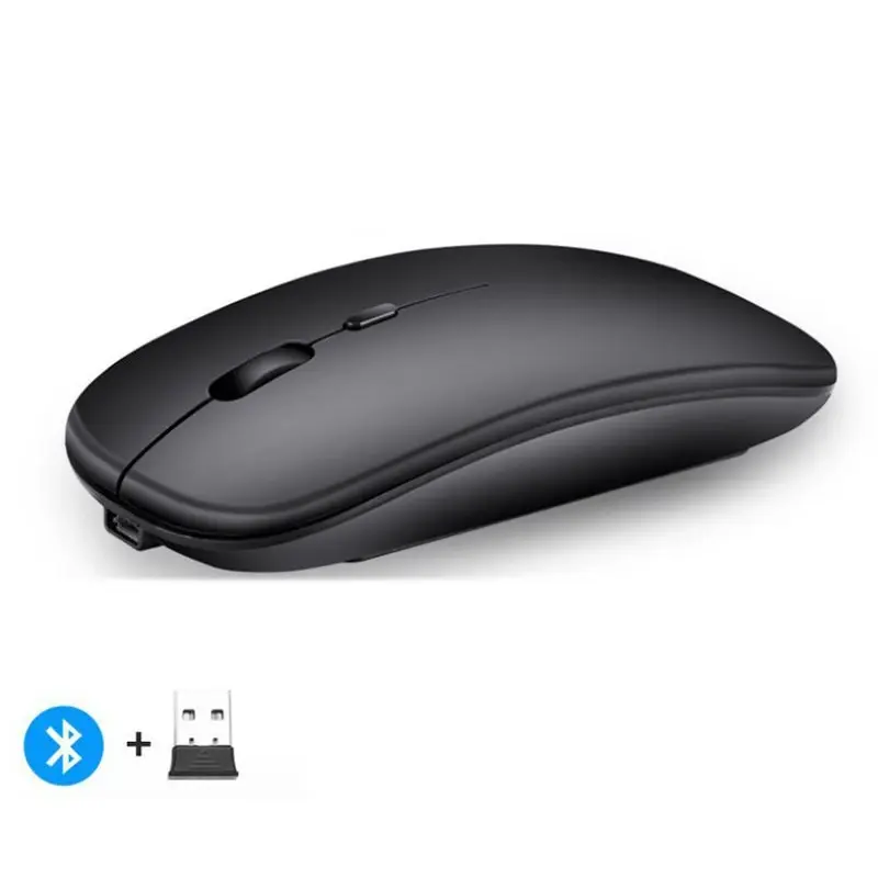 Thumbnail: Rechargeable Wireless Mouse Bluetooth 2.4ghz Dual Mode
