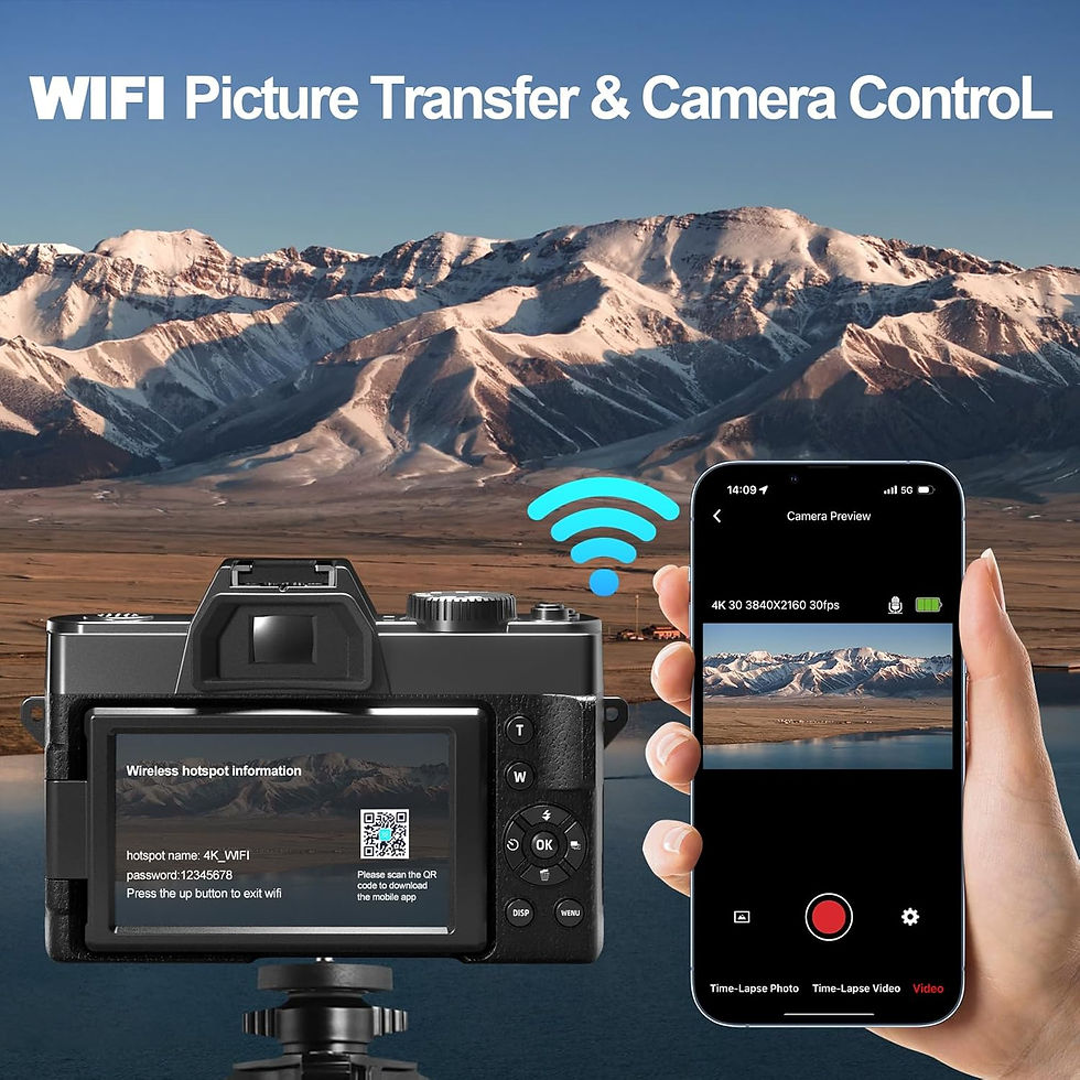 Thumbnail: Nbd 4K Digital Cameras For Photography,48mp Camera,travel Vlogging Cameras With