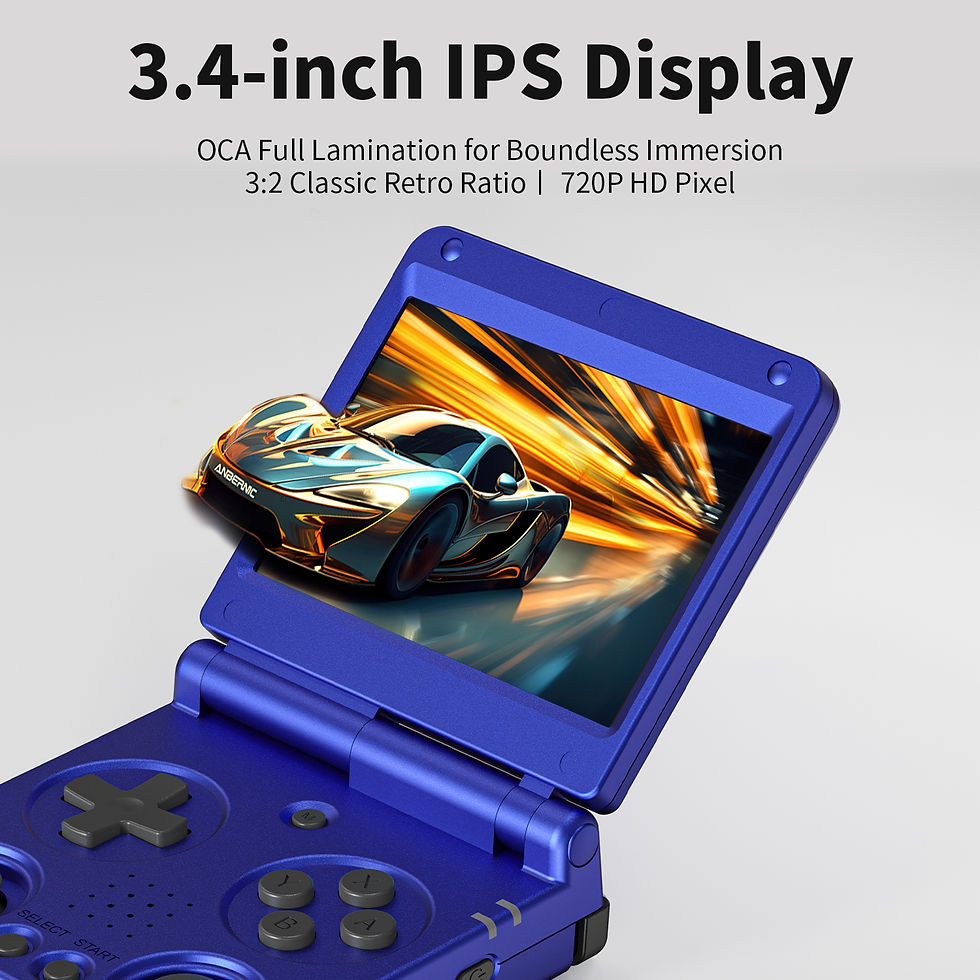 Thumbnail: Anbernic Rg34xxsp 3.4-Inch IPS Linux 64-Bit Game Console H700 Quad