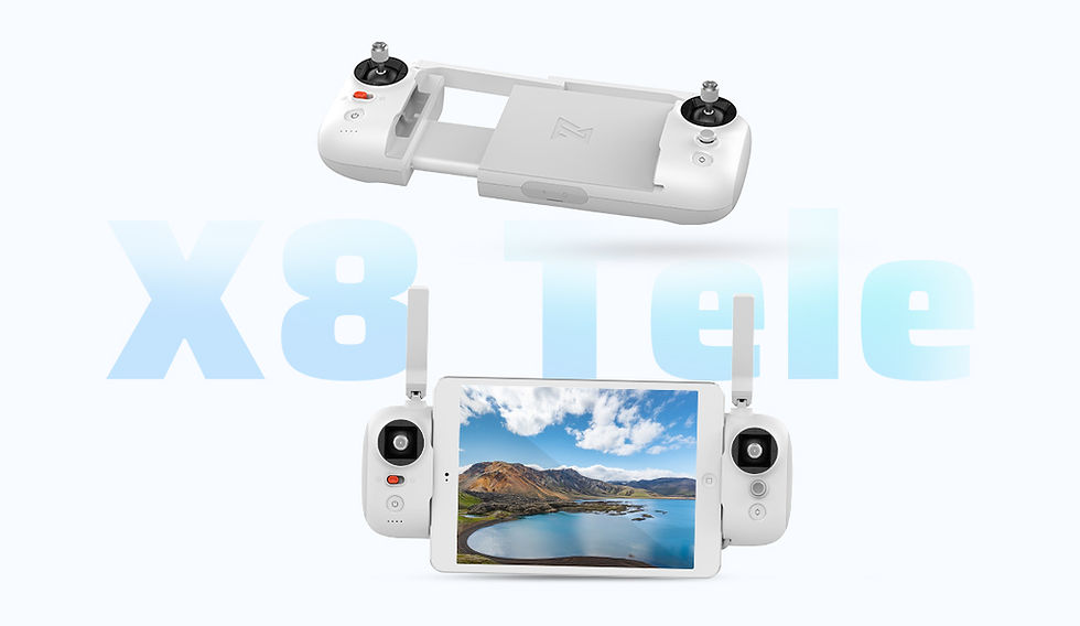 Thumbnail: Fimi X8 Tele Max Camera New Drone 4K 60fps 5.0 Roklink 20km Range 3-Axis