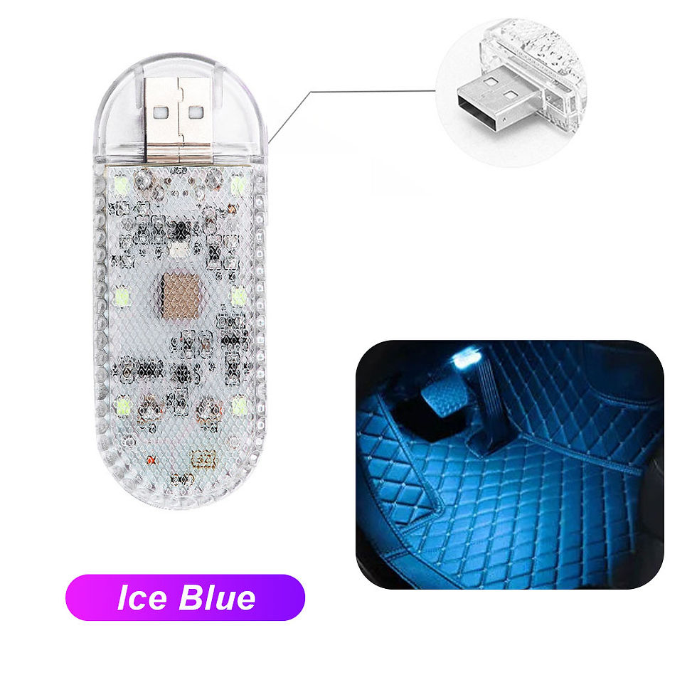 Thumbnail: Multicolour Touch Sensor LED Roof Light For Car