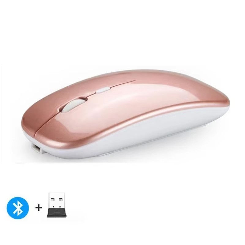Thumbnail: Rechargeable Wireless Mouse Bluetooth 2.4ghz Dual Mode
