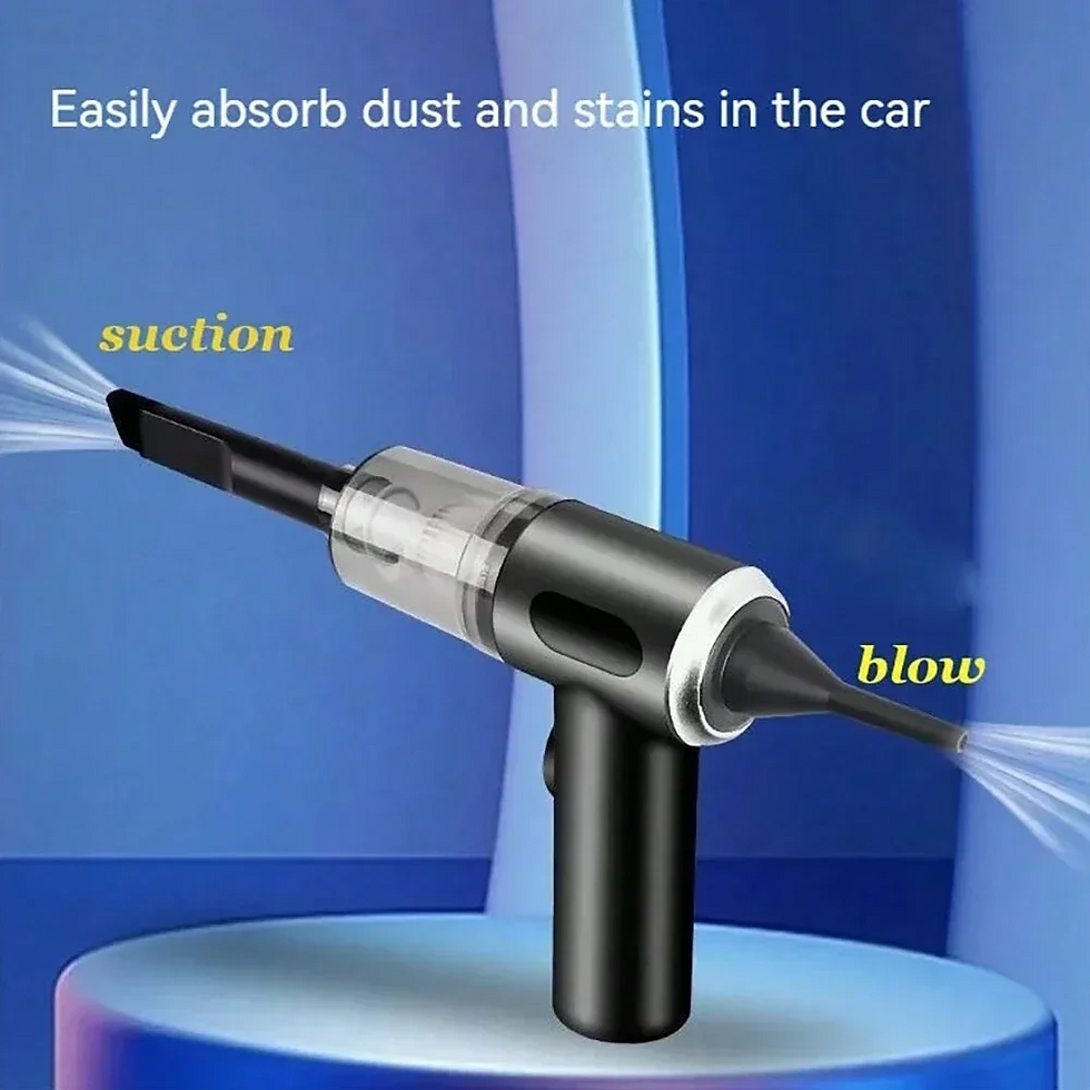 Thumbnail: Wireless Vacuum Cleaner 120W High Power Black Dual Use For Home And Car Powe