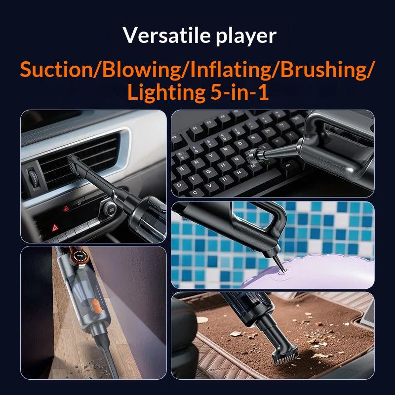 Thumbnail: Wireless Car Vacuum Cleaner High Power With Auto Dust Dump