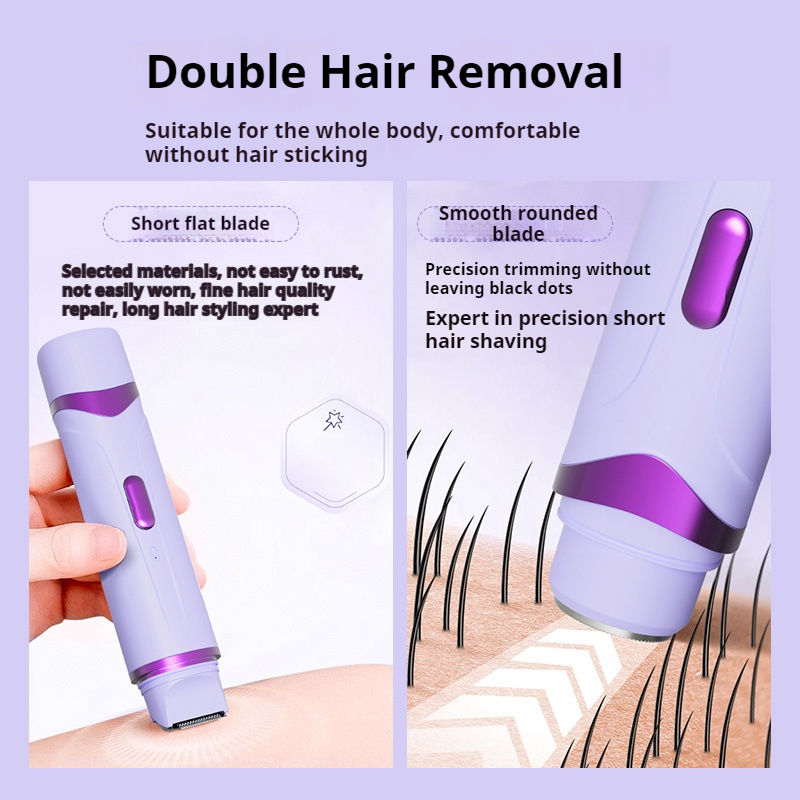 Thumbnail: Rechargeable Painless Electric Shaver For Women
