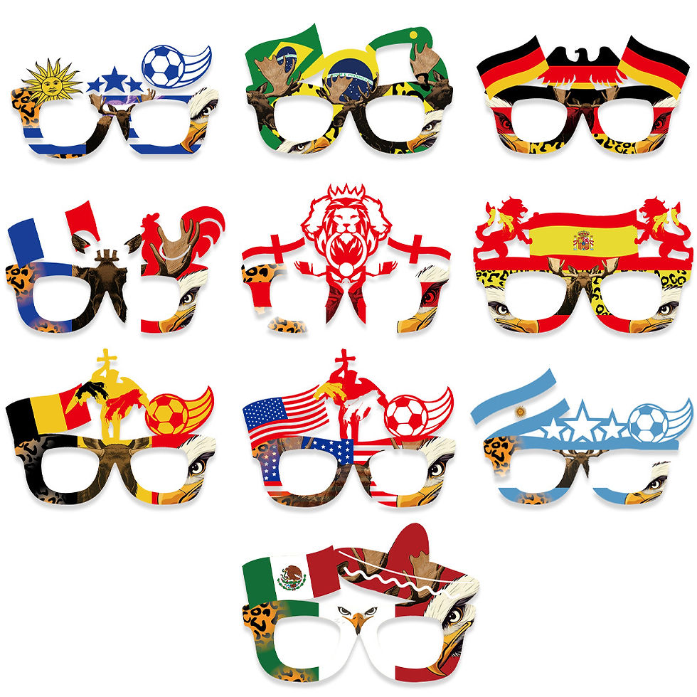 Thumbnail: 2026 World Cup Flag Eyeglass Frames For Football Fans