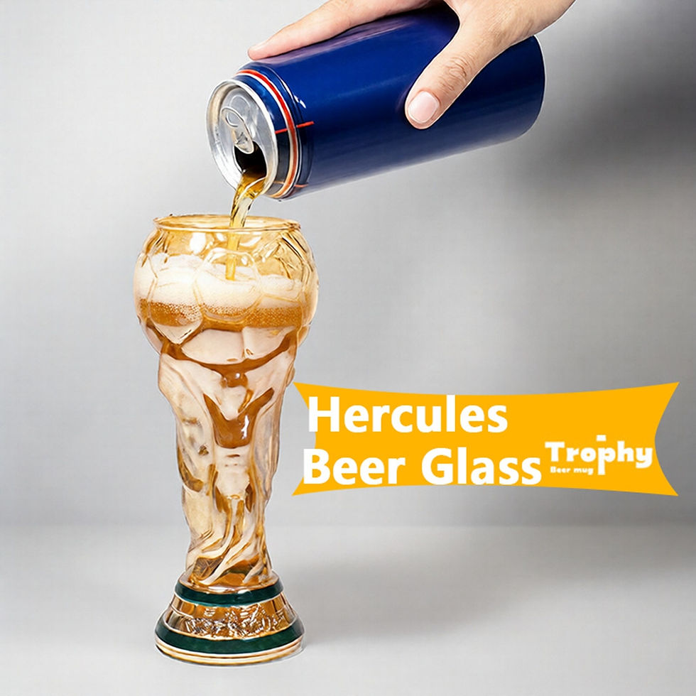 Thumbnail: 2026 Trophy Beer Glass Soccer Themed Beer Mug For Party Large Capacity Drinking