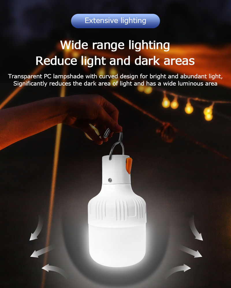 Thumbnail: Rechargeable Portable LED Light For Indoor And Outdoor Use