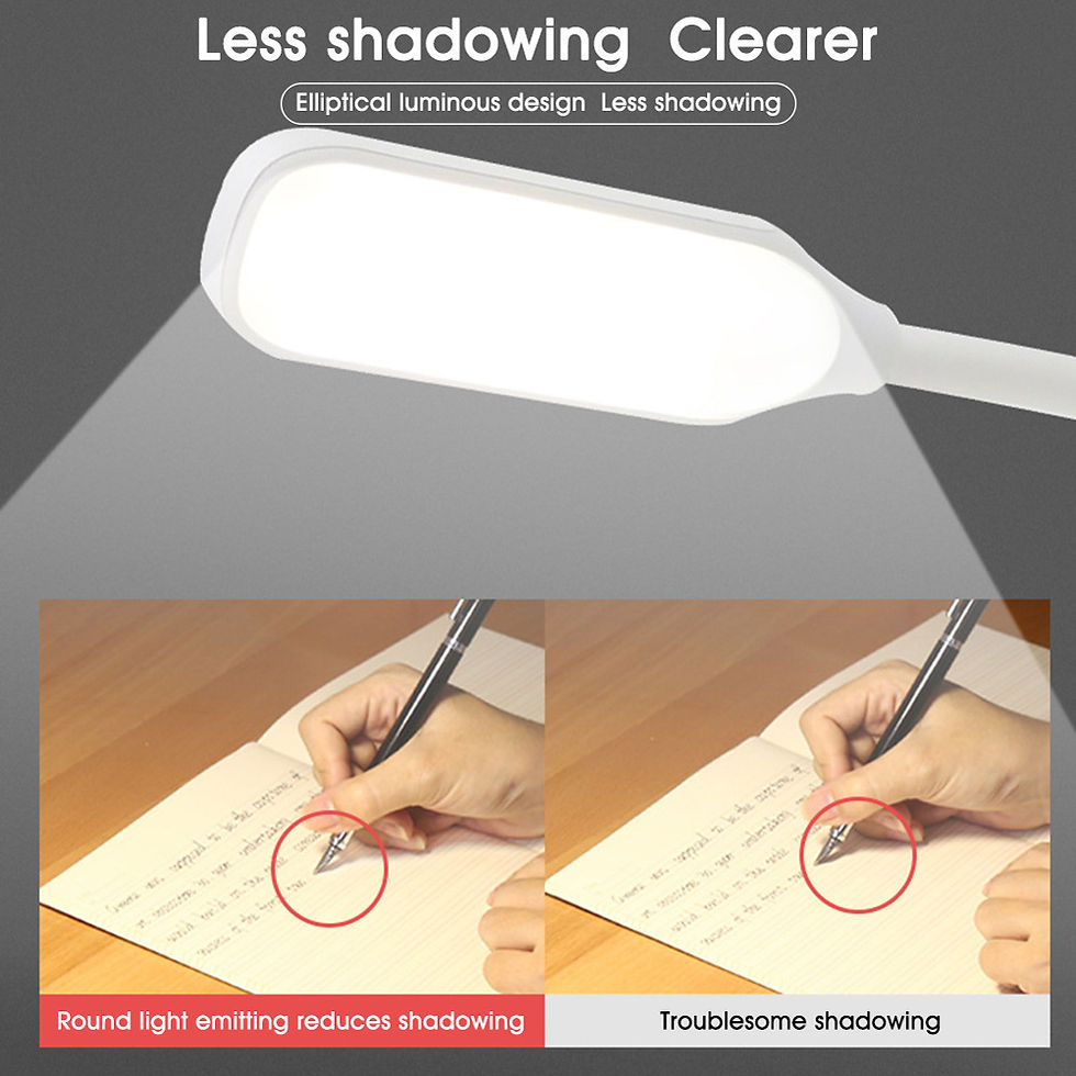 Thumbnail: USB Rechargeable LED Book Light 3 Brightness Levels