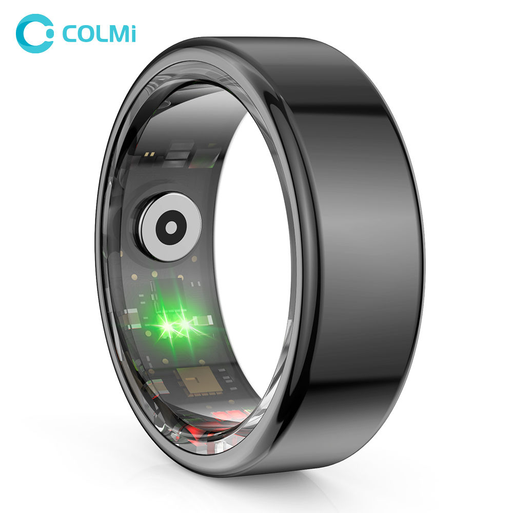 Colmi R02 Smart Ring Military Grade Titanium Steel Shell Health Monitoring IP68