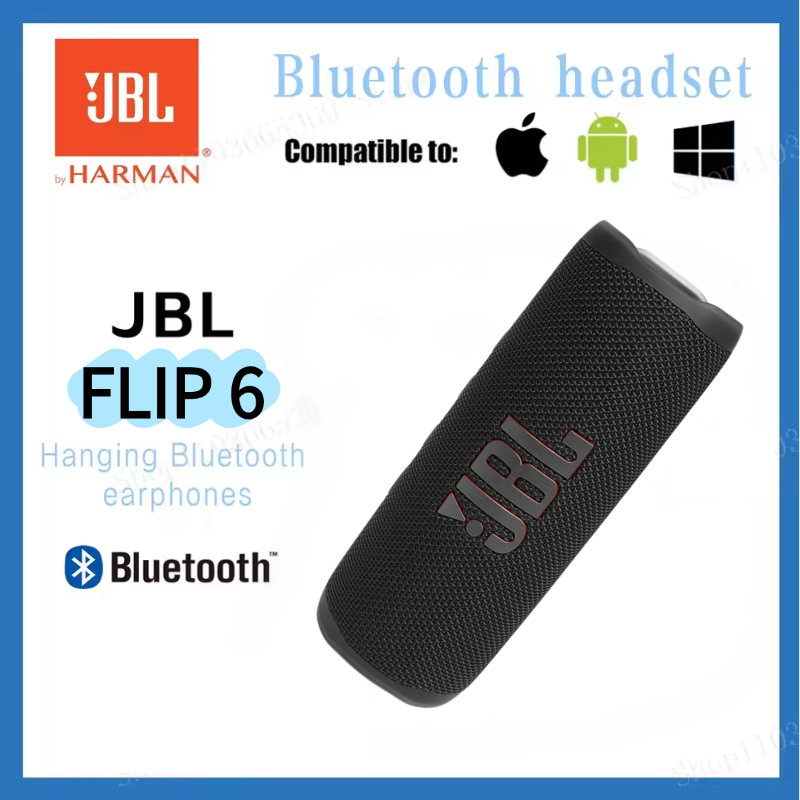 JBL Flip 6 Bluetooth Speaker Wireless Mini Waterproof Ipx7 Portable Deep Bass St