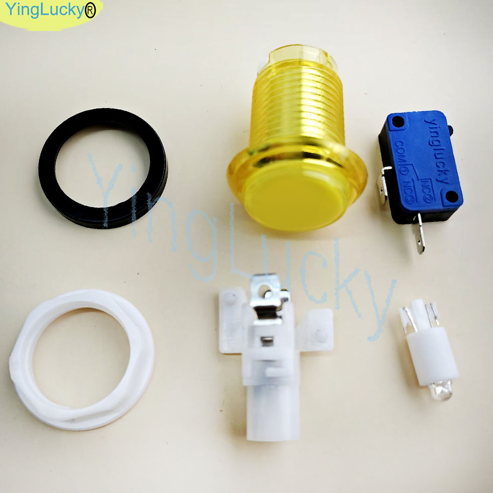 Thumbnail: 2-Player Diy Arcade Kit-led Buttons & Joystick For PC & Raspberry Pi
