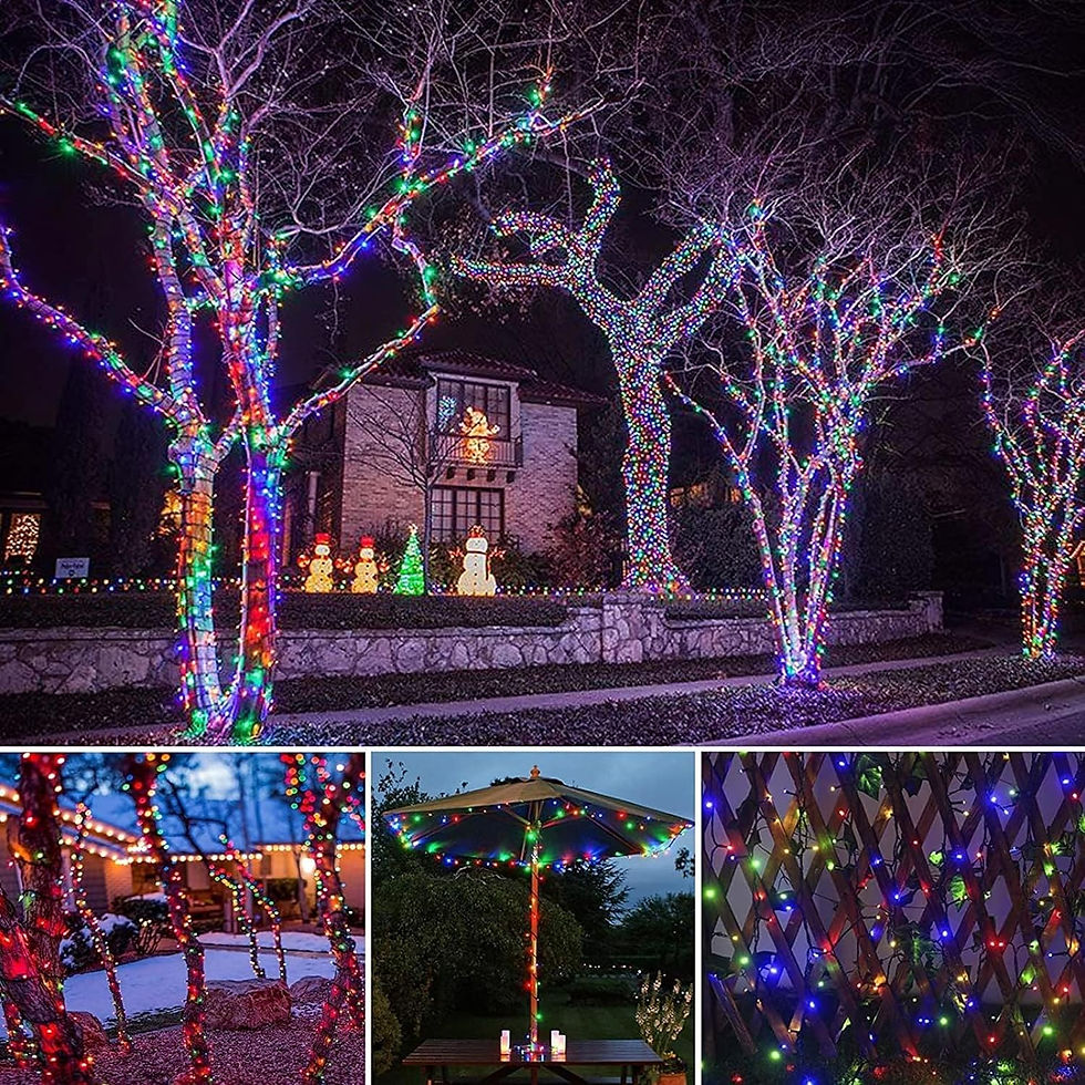 Thumbnail: Solar LED String Lights 300 Leds 8 Modes For Christmas And Garden