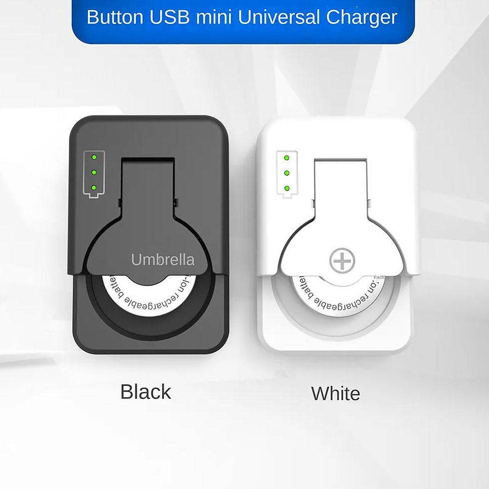 Thumbnail: Universal Portable Button Battery Charger With LED Indicator