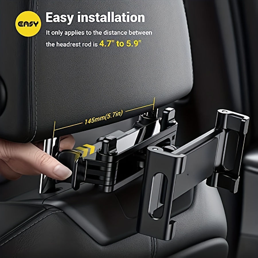 Thumbnail: Car Headrest Tablet Mount Holder Universal Fit