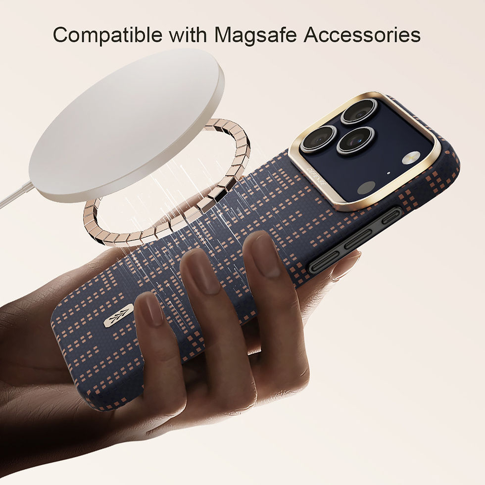 Thumbnail: Defense Kevlar Case For iPhone 17 Pro Max Aramid Fibre