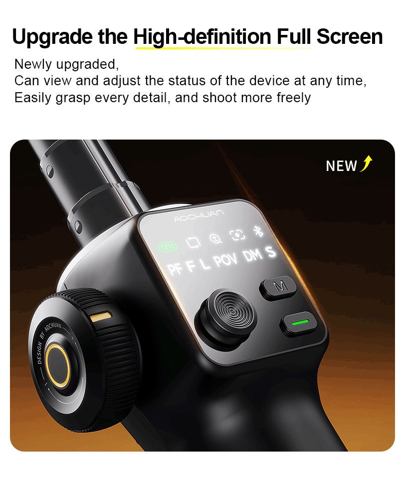 Thumbnail: Aochuan 3-Axis Smartphone Gimbal Stabiliser + Extension Rod + Tripod