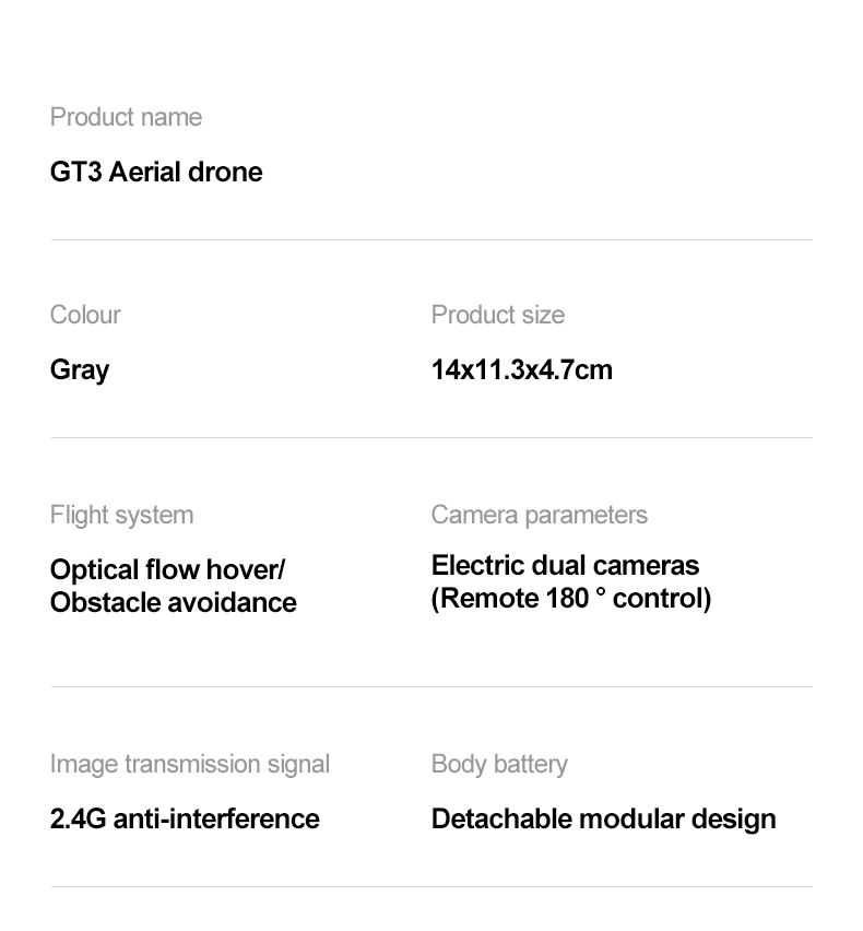 Thumbnail: GT3 Mini Drone 5G 8K GPS Professional HD Aerial Photography Dynamic Lighting Rem
