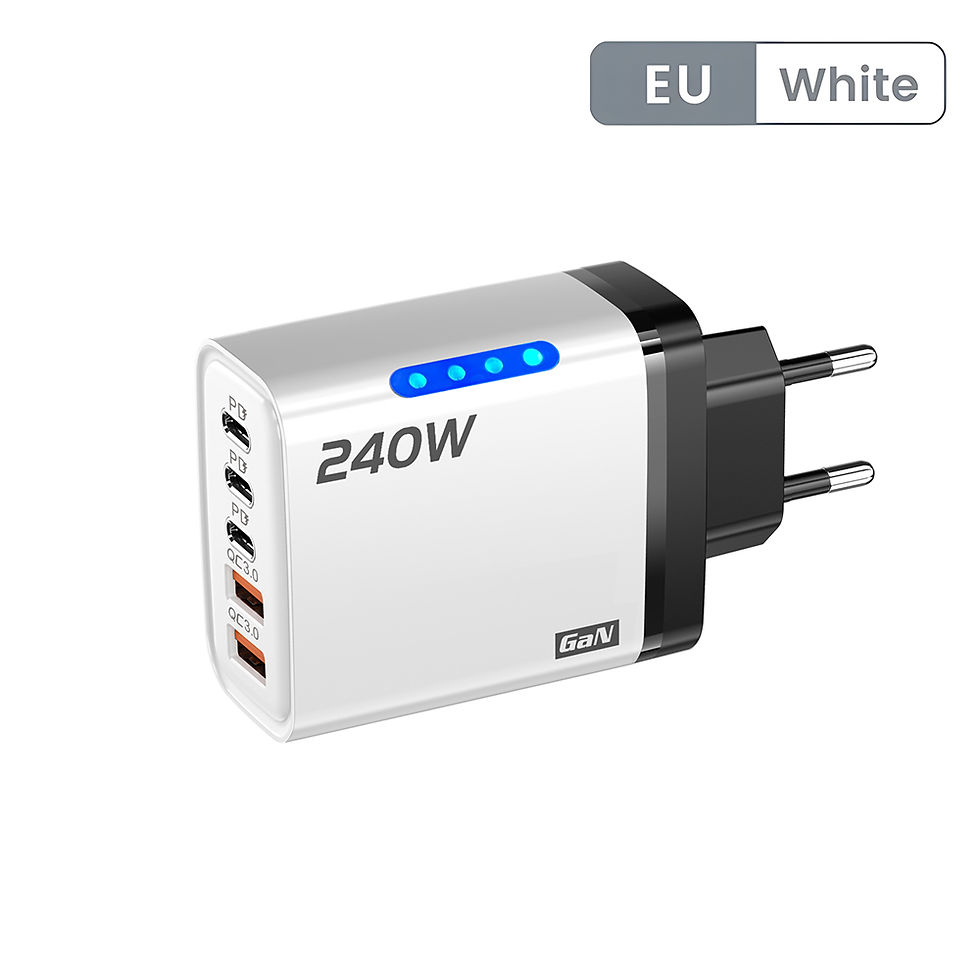 Thumbnail: GaN Desktop Charger 240W 3 USB-C Ports Fast Charging
