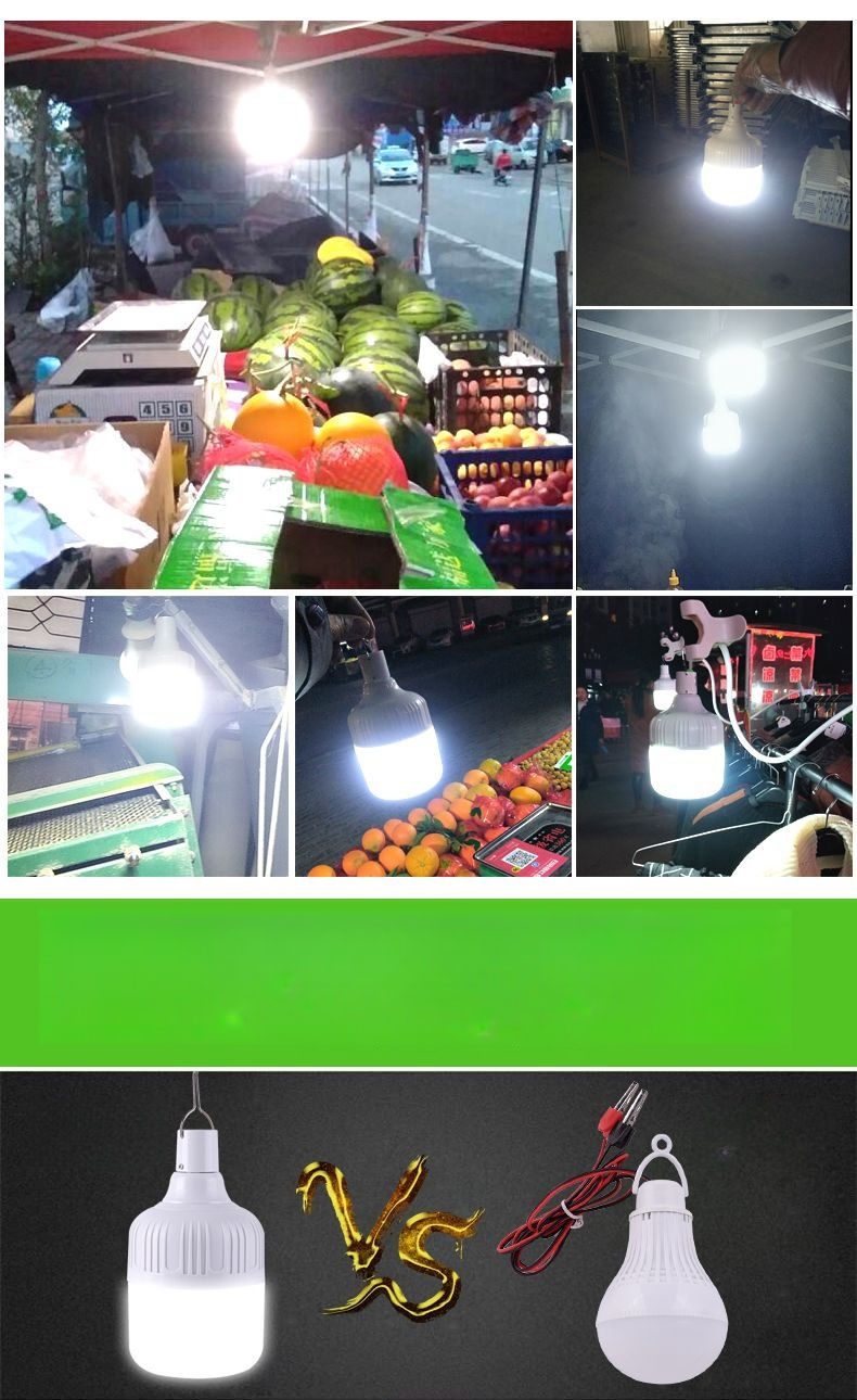 Thumbnail: Rechargeable Portable LED Light For Indoor And Outdoor Use